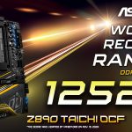 華擎科技 Z890 Taichi OCF 創下世界紀錄 記憶體超頻頻率達 DDR5-12527MHz！